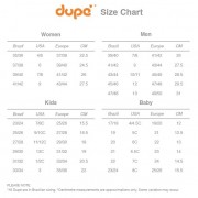 DUP002-SizeChart