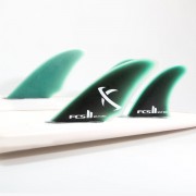 FCS II MATT BIOLOS SPLIT KEEL QUAD FINS-Green-3