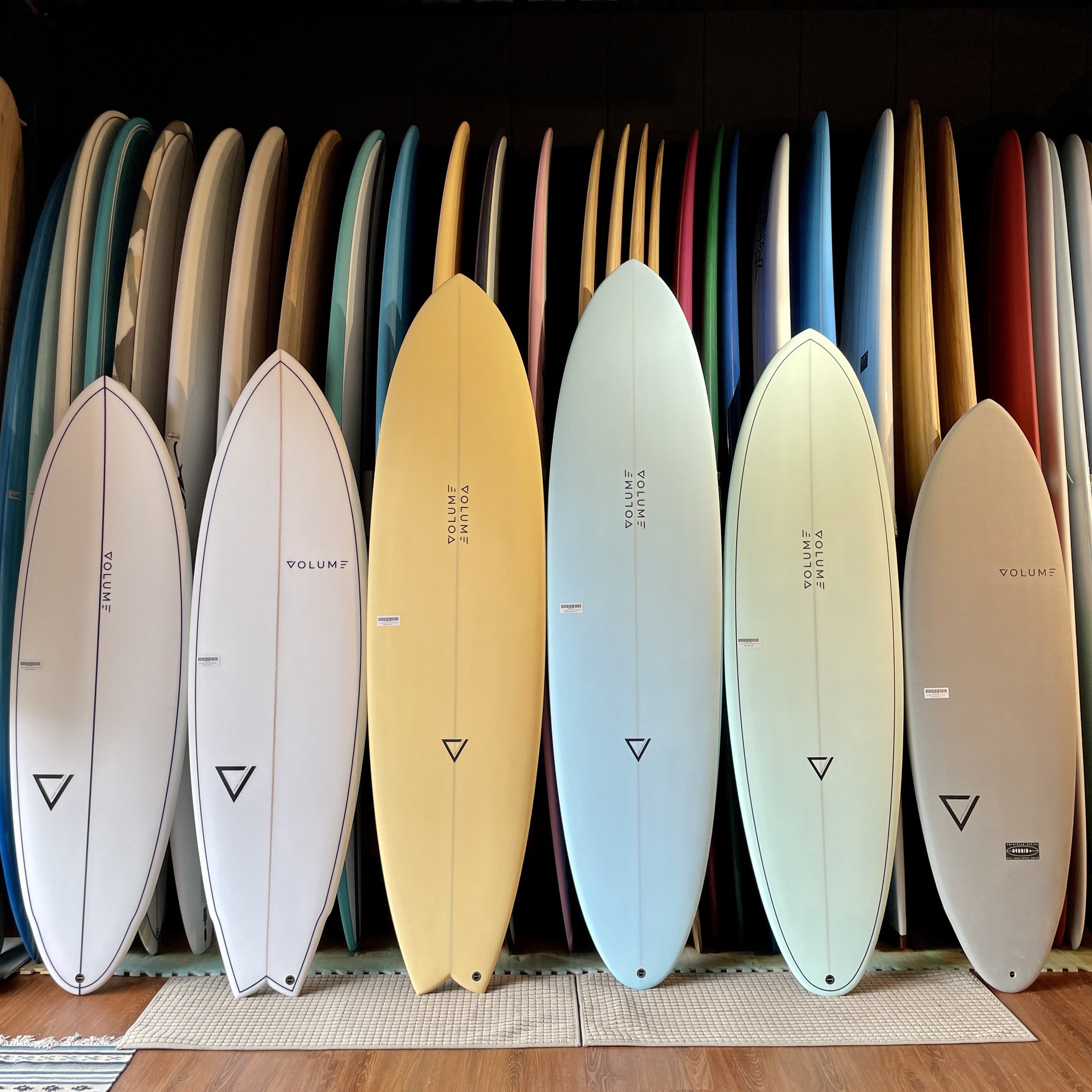 Volume surfboards