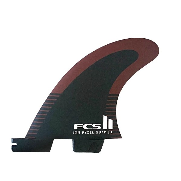 FCS II Pyzel PC L BlackShiraz Quad Rears