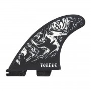 FCSII FT PC Tri Fins-M BlackWhite-2